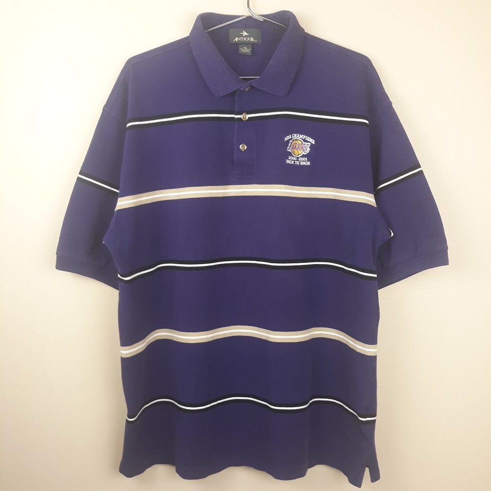 Los Angeles Lakers 2000-2001 Champions Mens Polo
